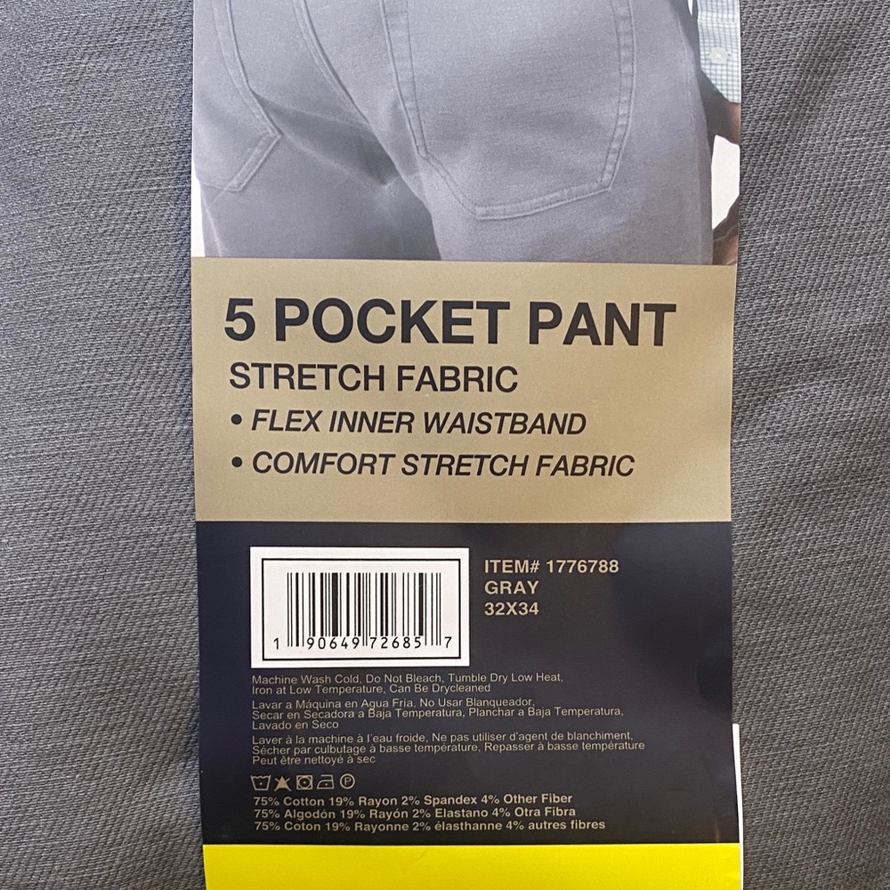 Jachs New York‎ Men's Slim Straight Gray Jeans - Picture 7 of 8